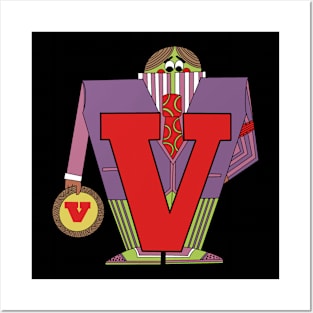 The Letter People: Mr. V Posters and Art